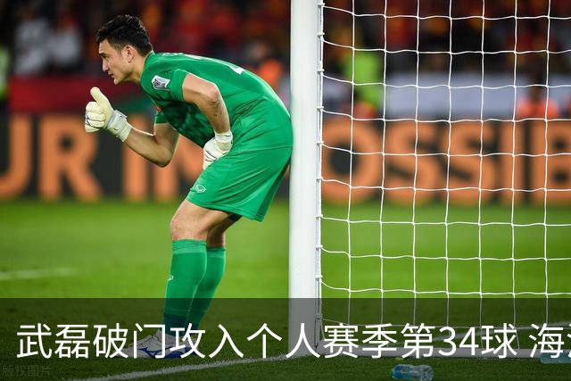 武磊破门攻入个人赛季第34球 海港5-0津门虎